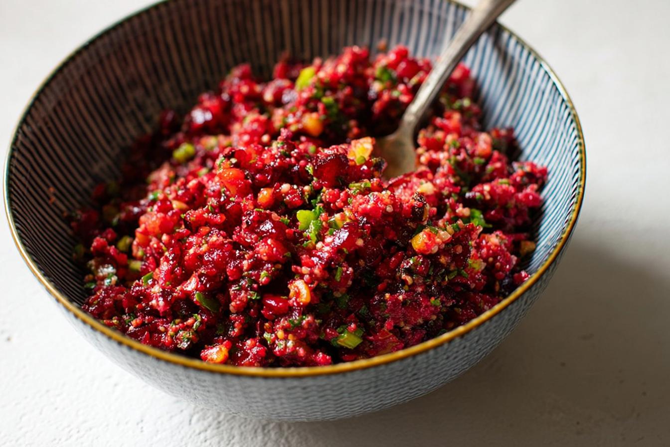 Gingery Cranberry Salsa