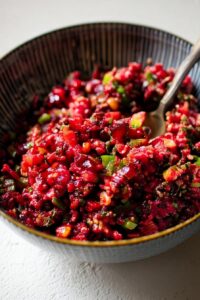 Gingery Cranberry Salsa