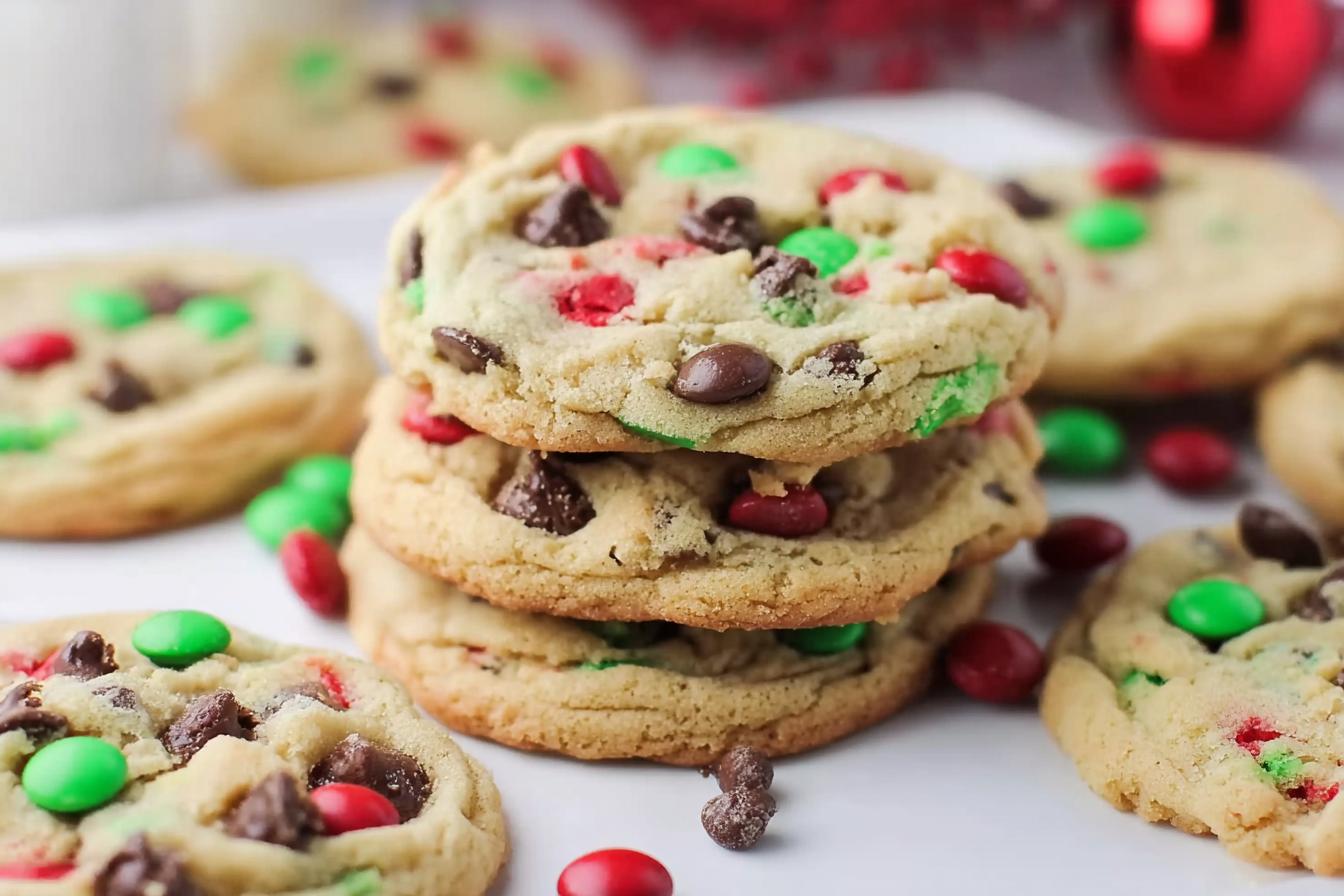 Christmas Chocolate Chip Cookies
