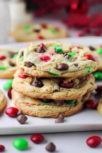 Christmas Chocolate Chip Cookies
