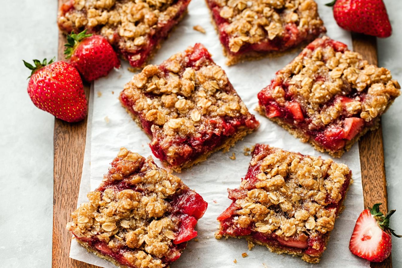 Strawberry Oatmeal Bars
