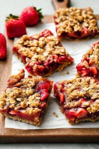 Strawberry Oatmeal Bars