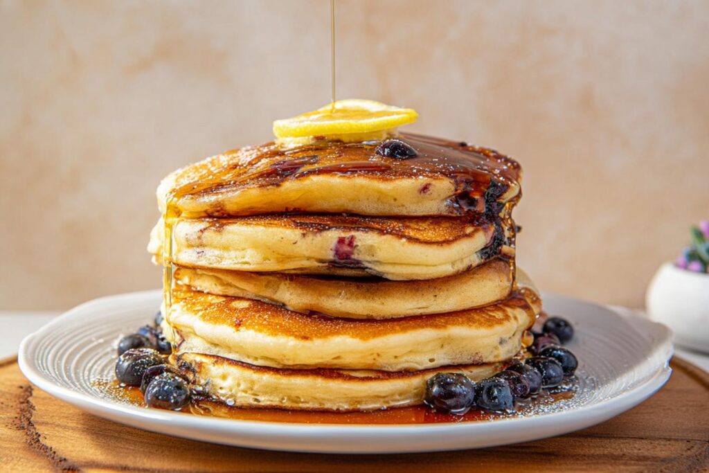 Lemon Blueberry Pancakes