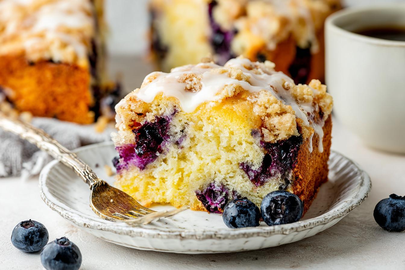 Lemon Blueberry Coffee Cake
