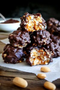 No Bake Crispy Peanut Butter Balls/