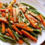 Roasted Carrots and Green Beans with Garlic