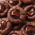 Chocolate Thumbprint Cookies