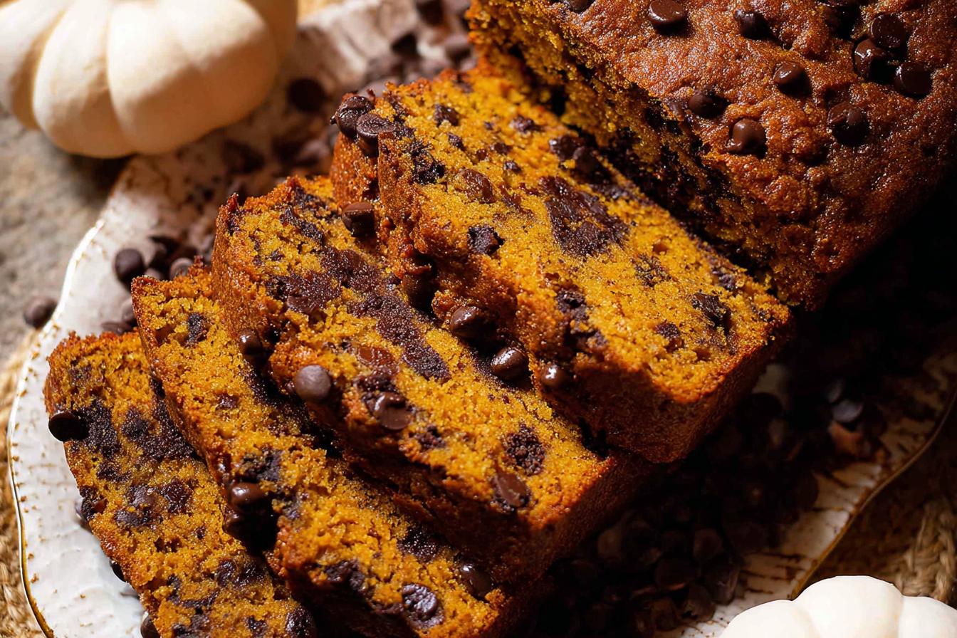 Brown Butter Chocolate Chip Pumpkin Bread