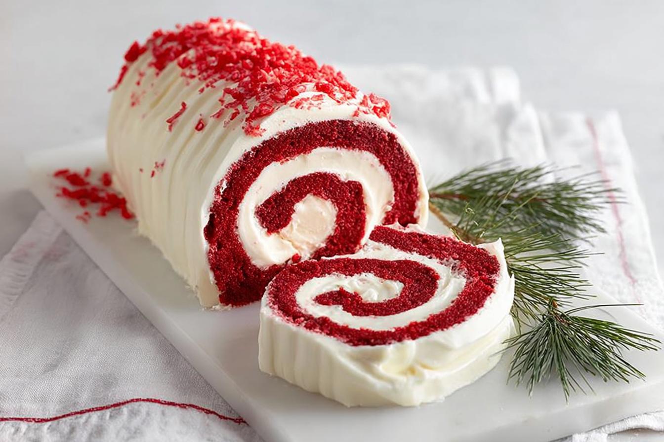Red Velvet Cake Roll