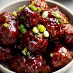 Slow Cooker Cranberry BBQ Meatballs