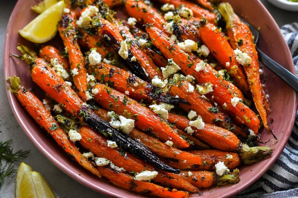Lemon Dijon Roasted Carrots