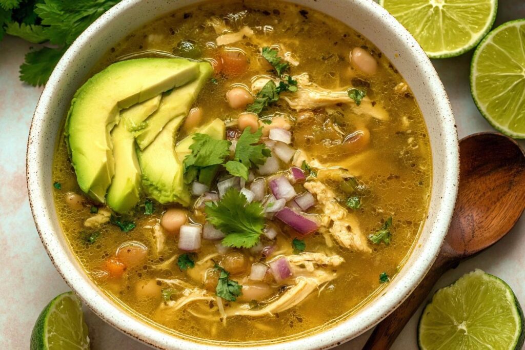 Salsa Verde Chicken Soup