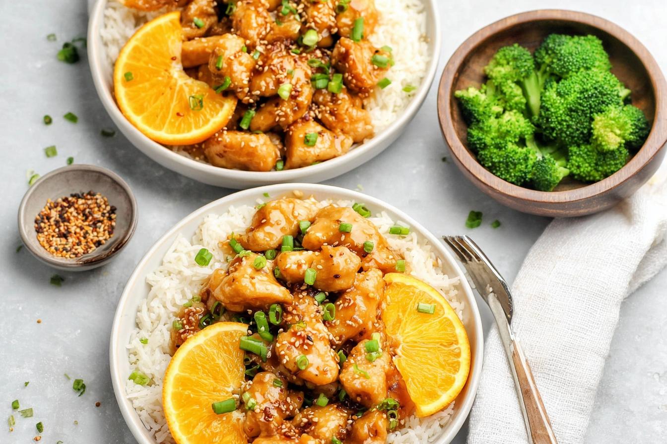 Healthy Orange Chicken