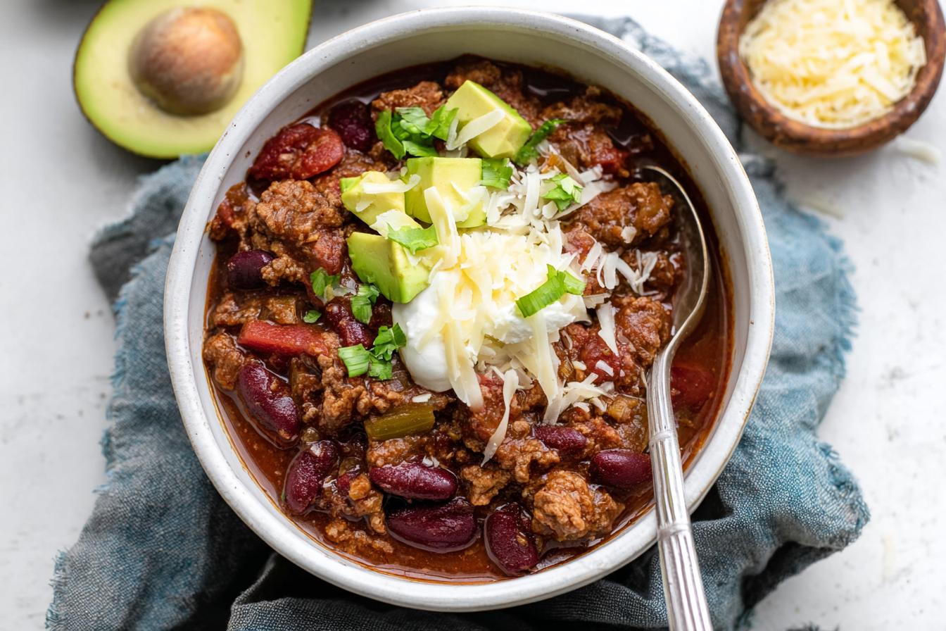 Healthy Slow Cooker Chili
