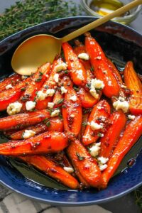 Maple Mustard Glazed Carrots