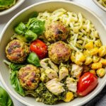 Chicken Pesto Meatballs