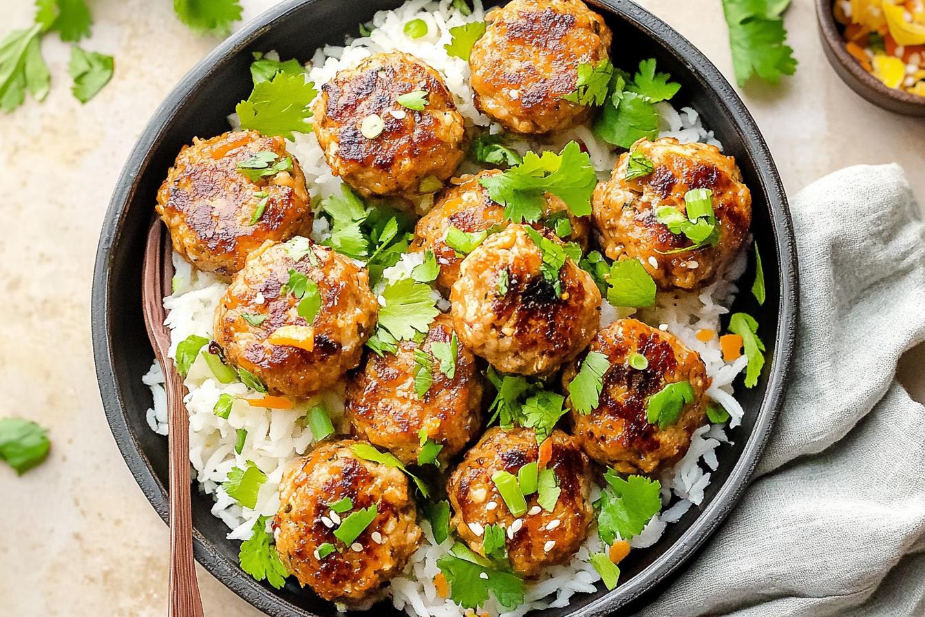 Orange Chicken Meatballs