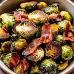 Balsamic Roasted Brussels Sprouts with Bacon