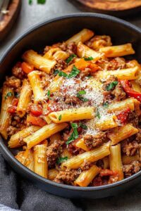 Sausage and Peppers Pasta