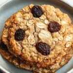 Healthy Oatmeal Raisin Cookies