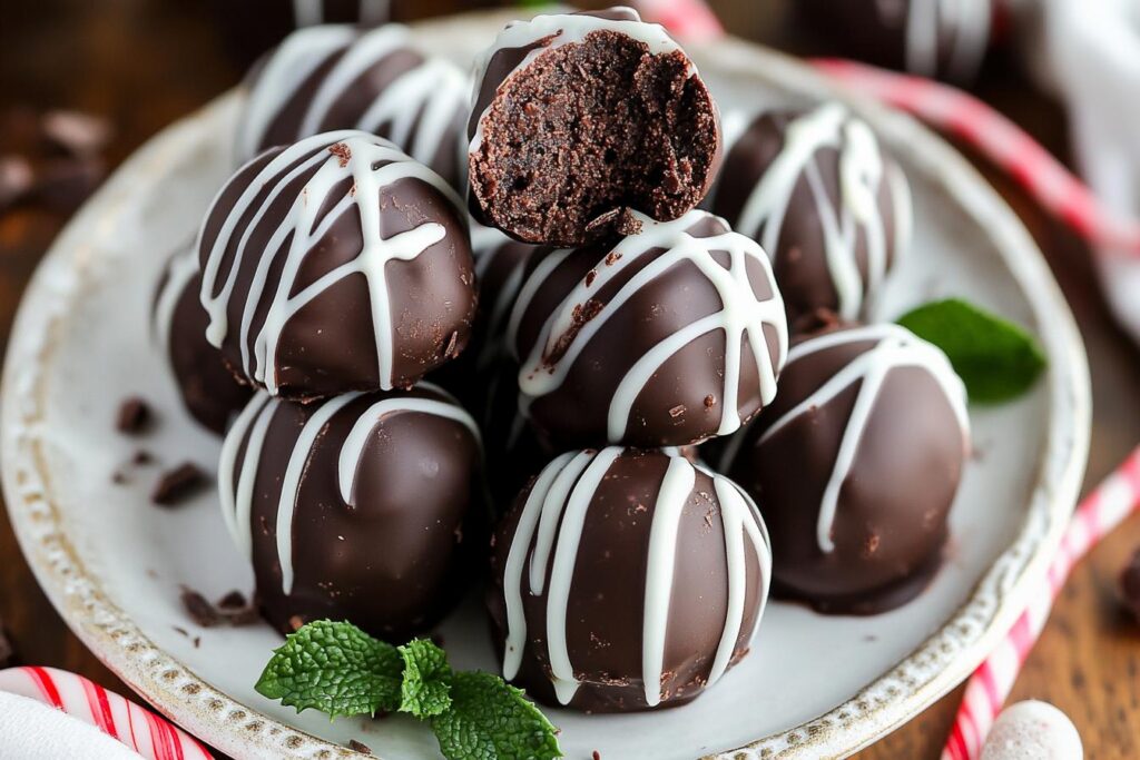 Chocolate Peppermint Truffles