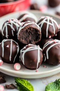 Chocolate Peppermint Truffles