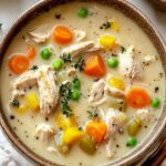 Healthy Chicken Pot Pie Soup