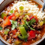 Hearty Stuffed Pepper Soup