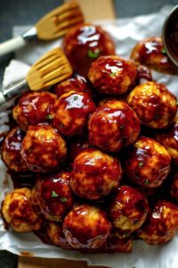 BBQ Chicken Meatballs