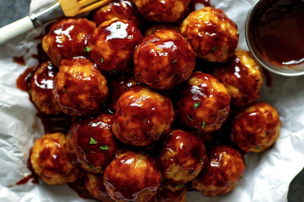 BBQ Chicken Meatballs