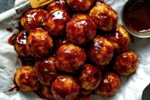 BBQ Chicken Meatballs