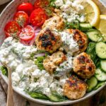 Homemade Greek Chicken Meatballs