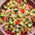 Mediterranean Chickpea Pasta Salad