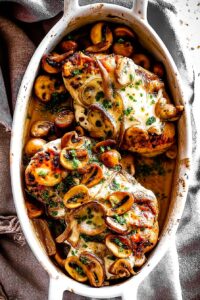 Baked Chicken with Mushrooms