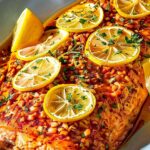Baked Lemon Garlic Salmon