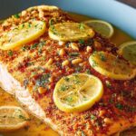 Baked Lemon Garlic Salmon