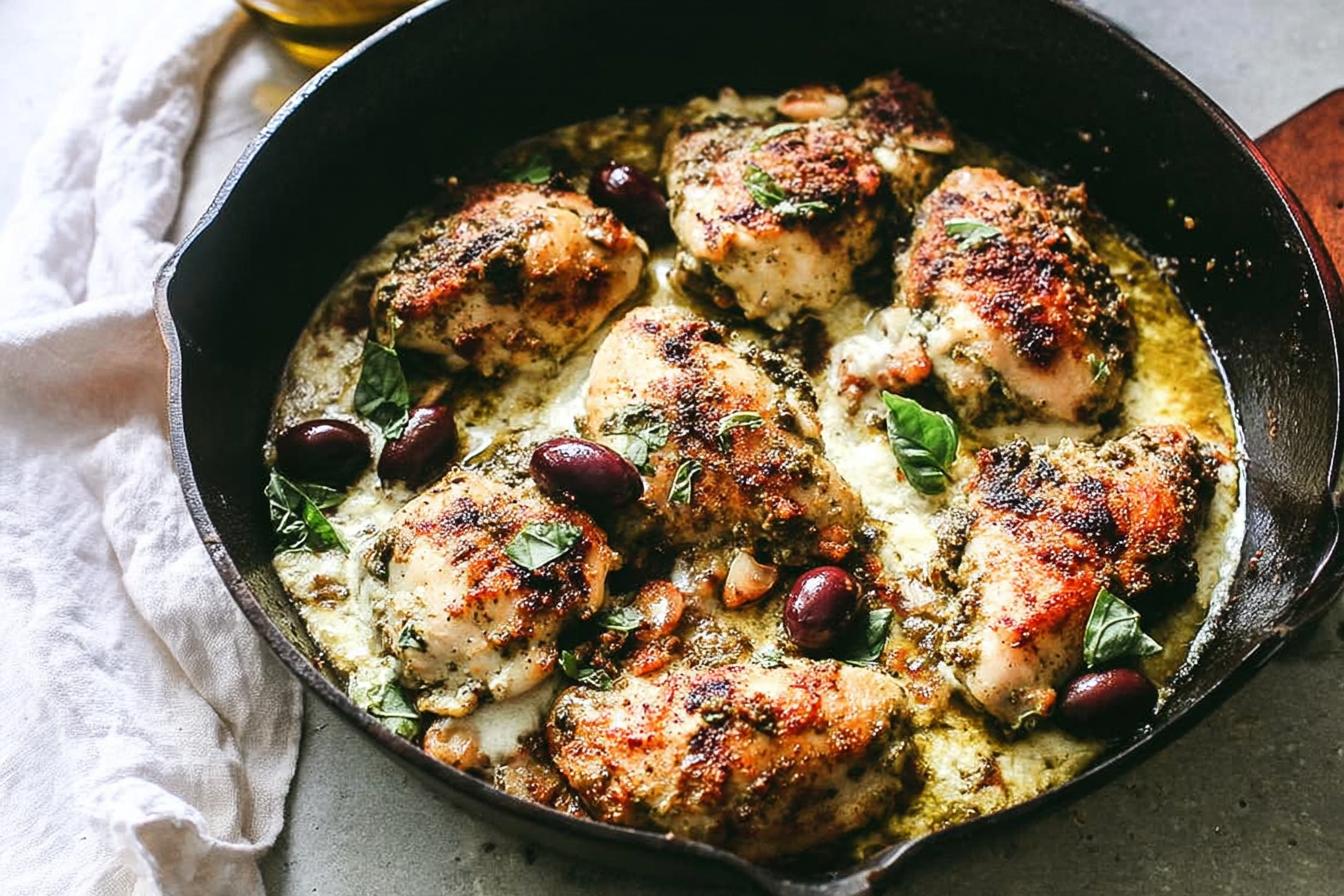 Baked Pesto Chicken Recipe
