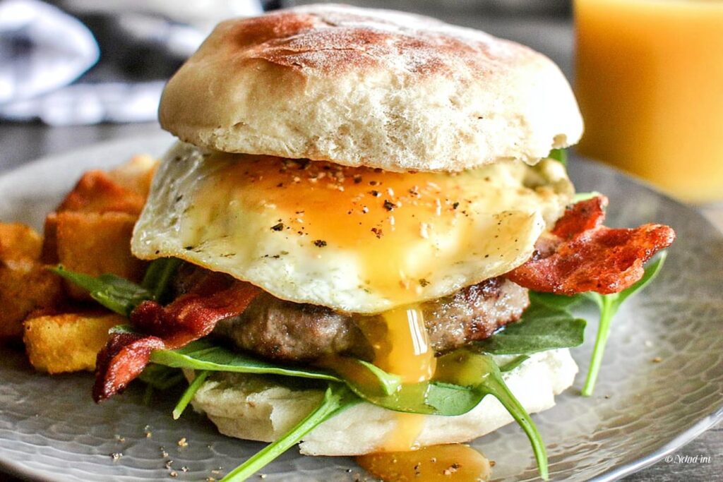 Breakfast Burger Recipe