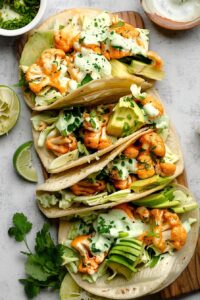 Buffalo Cauliflower Tacos
