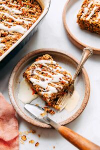 Carrot Cake Baked Oatmeal