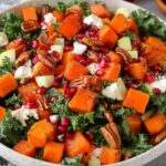 Cinnamon Roasted Butternut Squash & Kale Salad