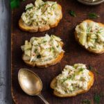 Crab Artichoke Toasts