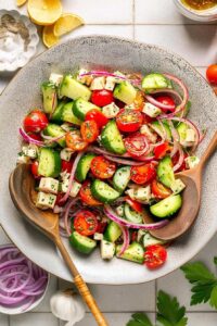 Cucumber Onion Tomato Salad
