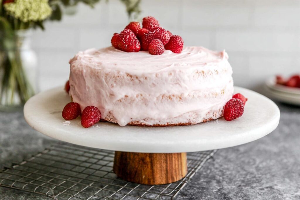 Homemade Strawberry Cake