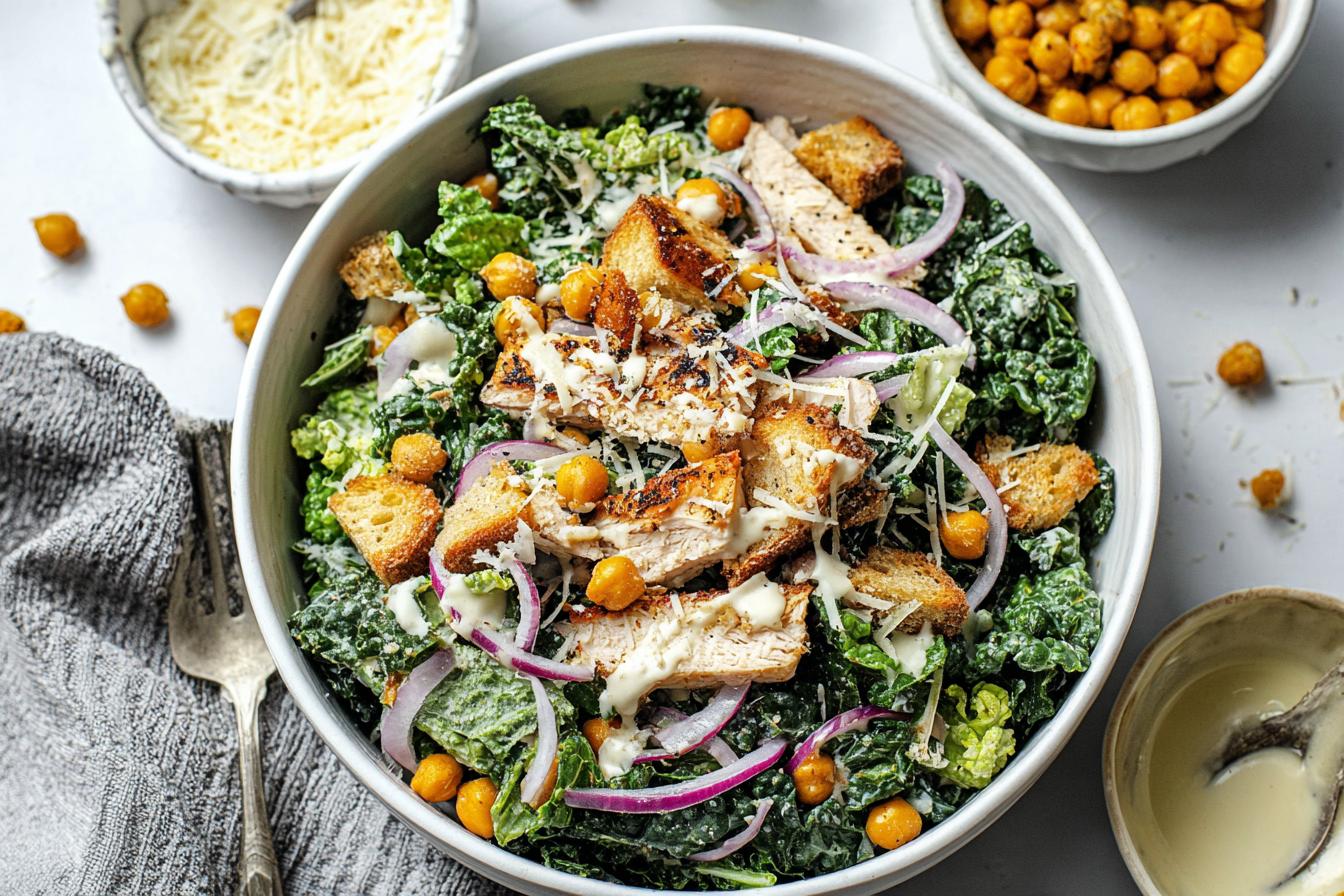 Kale Caesar Salad