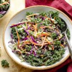 Kale Slaw with Greek Yogurt Dressing