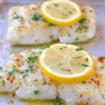 Lemon Garlic Baked Cod
