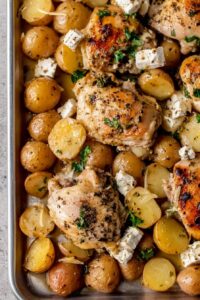 Lemon Garlic Chicken and Potatoes