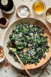 Lemony Parmesan Kale Salad
