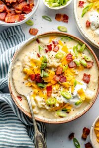 Loaded Cauliflower Soup